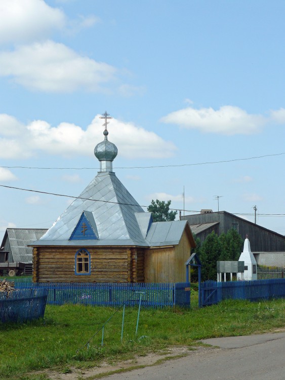 Никола. Часовня Николая Чудотворца. общий вид в ландшафте