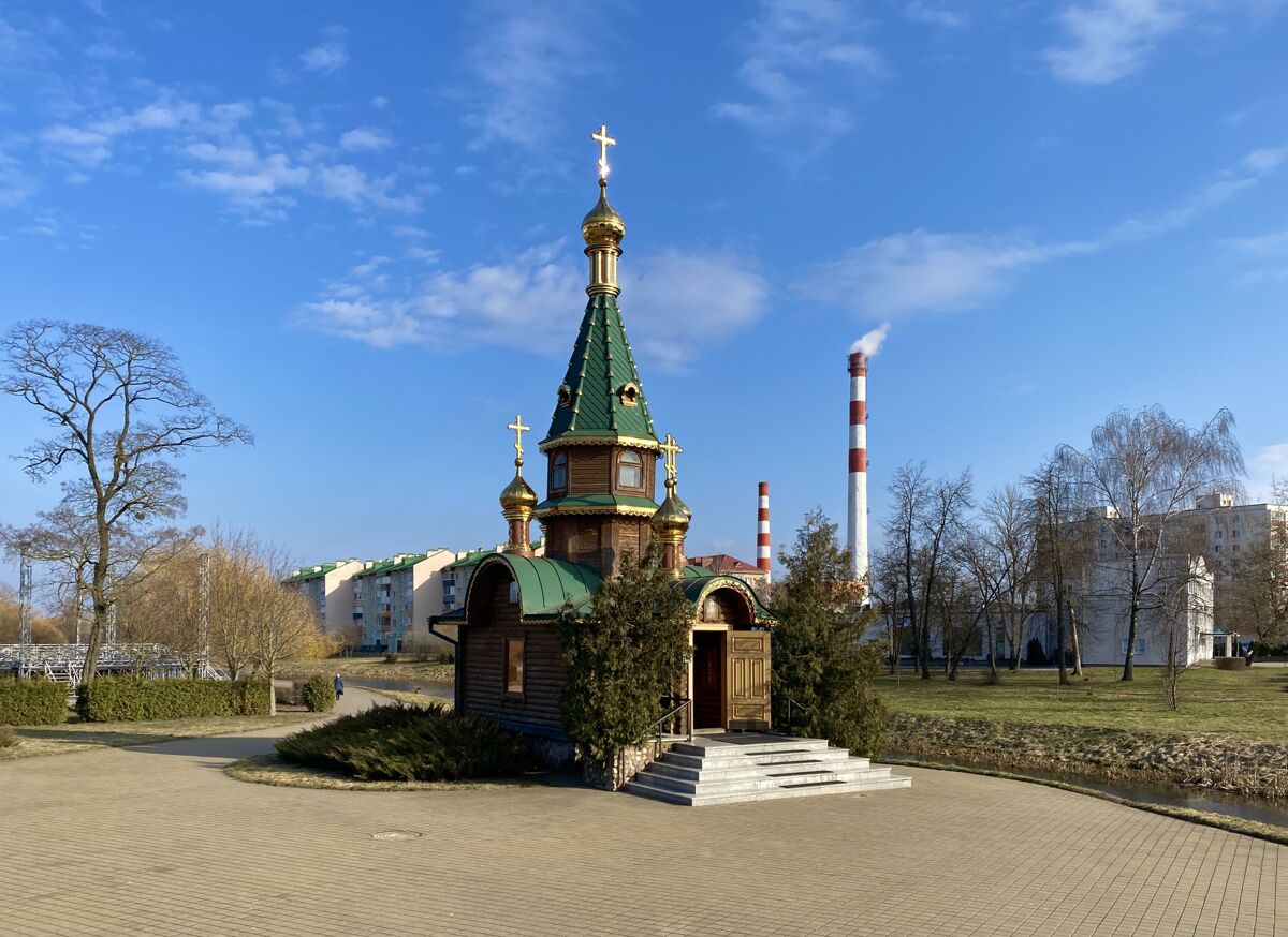 Часовня Варвары великомученицы, Слуцк (Слуцкий район, Беларусь, Минская область). фасады, Вид с северо-запада