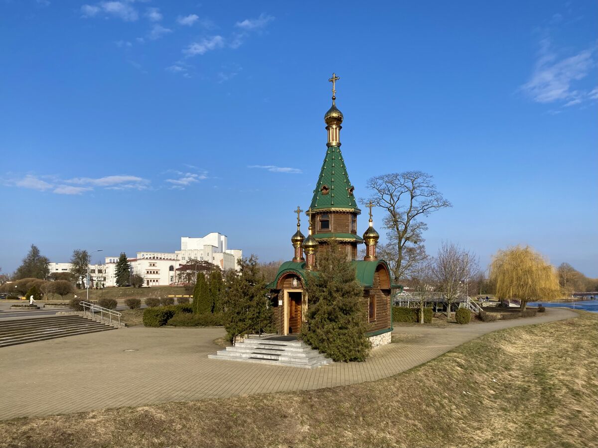 Часовня Варвары великомученицы, Слуцк (Слуцкий район, Беларусь, Минская область). фасады, Вид с юго-запада