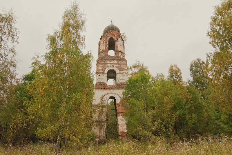 Дроздеево, урочище. Церковь Успения Пресвятой Богородицы. фасады