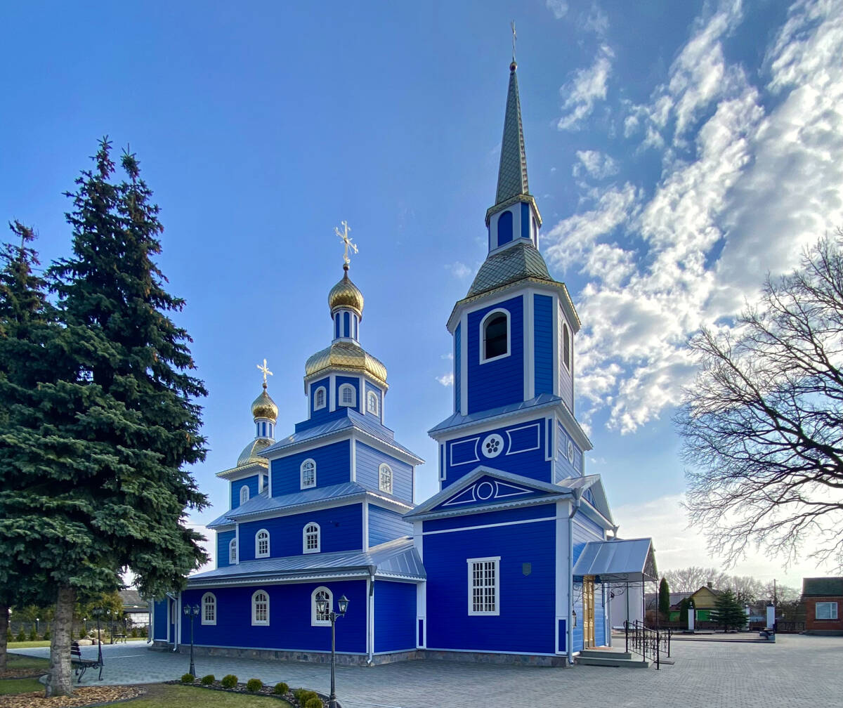 Кафедральный собор Михаила Архангела, Слуцк (Слуцкий район, Беларусь, Минская область). фасады, Вид с северо-запада