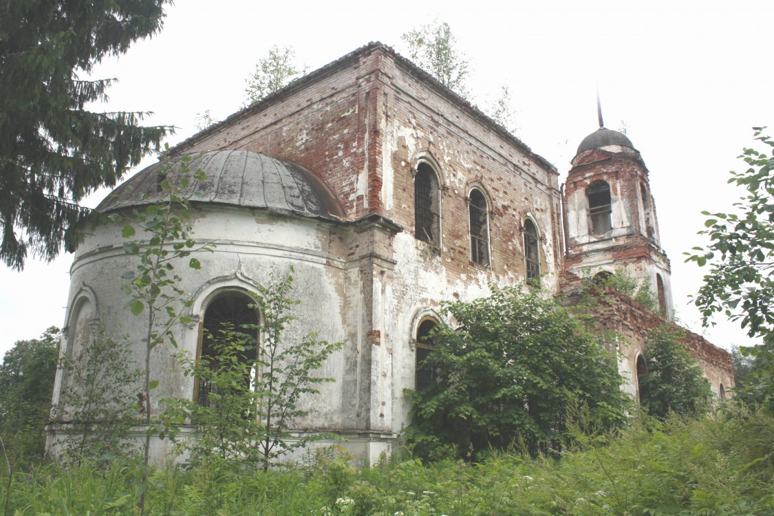 Церковь Вознесения Господня, Башарово, урочище (Краснохолмский район, Тверская область). фасады