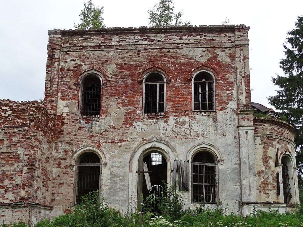 Церковь Вознесения Господня, Башарово, урочище (Краснохолмский район, Тверская область). архитектурные детали