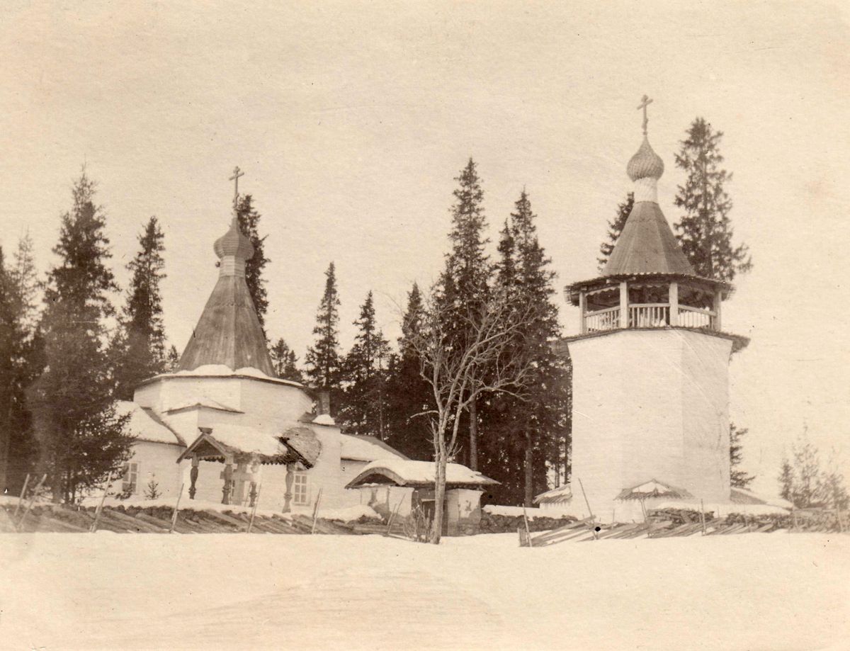 Церковь Илии Пророка, Панозеро (Кемский район, Республика Карелия). архивная фотография, Старинное фото с сайта sampo.karjalansivistysseura.fi