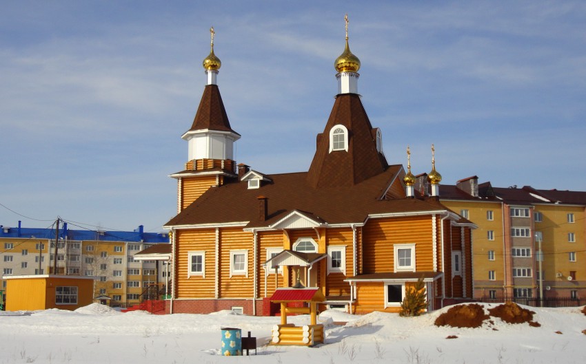 Церковь Богоявления Господня, Октябрьский (Бор, ГО, Нижегородская область). фасады