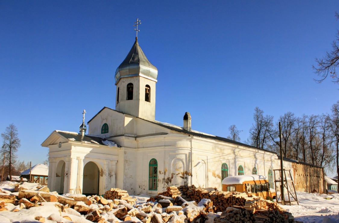 Церковь Троицы Живоначальной, Кильмезь (Кильмезский район, Кировская область). фасады, Вид с запада
