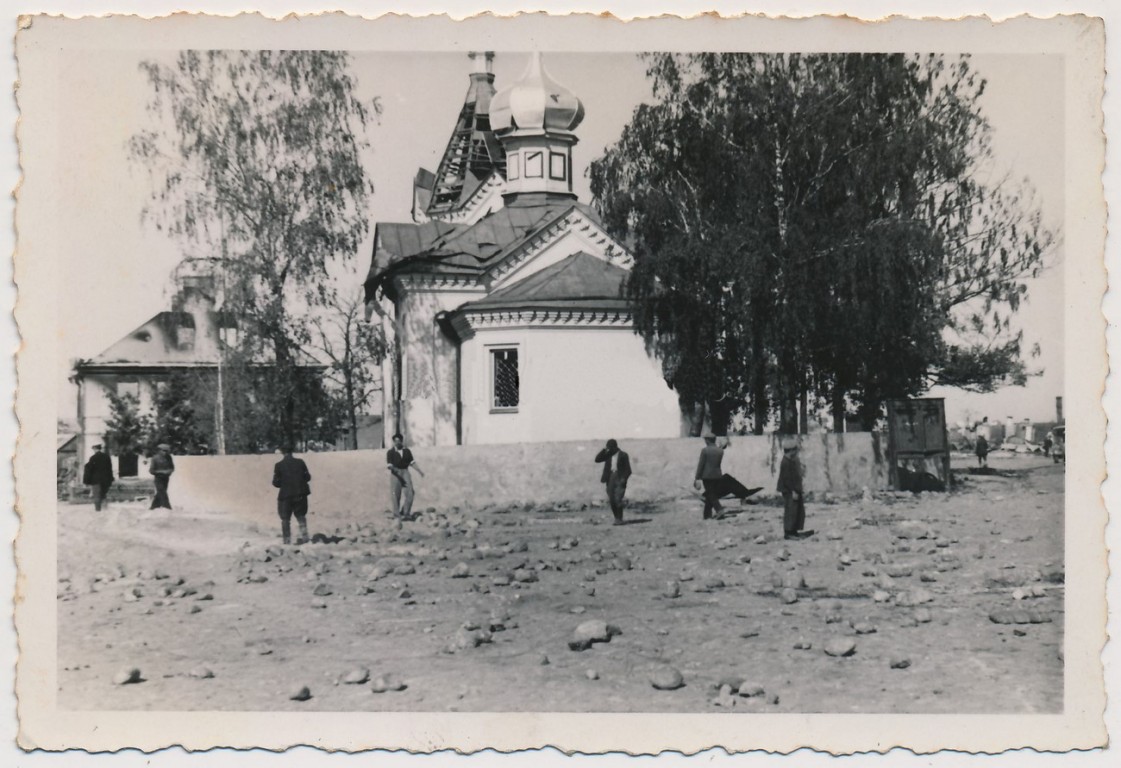 Церковь Воздвижения Креста Господня, Меркине (Merkine) (Алитусский уезд, Литва). архивная фотография, Фото 1942 г. с аукциона e-bay.de