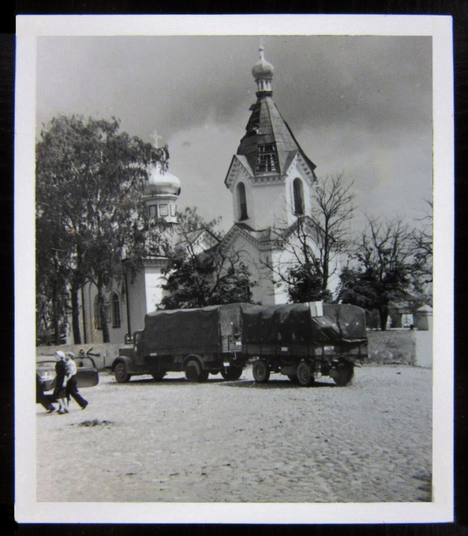 Меркине (Merkine). Церковь Воздвижения Креста Господня. архивная фотография, Фото 1941 г. с аукциона e-bay.de