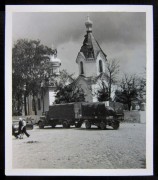 Церковь Воздвижения Креста Господня, Фото 1941 г. с аукциона e-bay.de<br>, Меркине (Merkine), Алитусский уезд, Литва