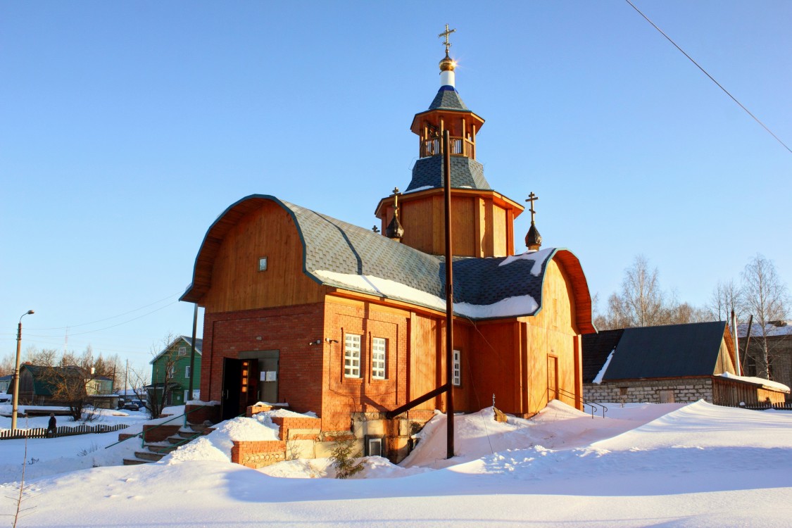 Нема. Церковь Введения во Храм Пресвятой Богородицы (новая). фасады, Вид с юго-запада