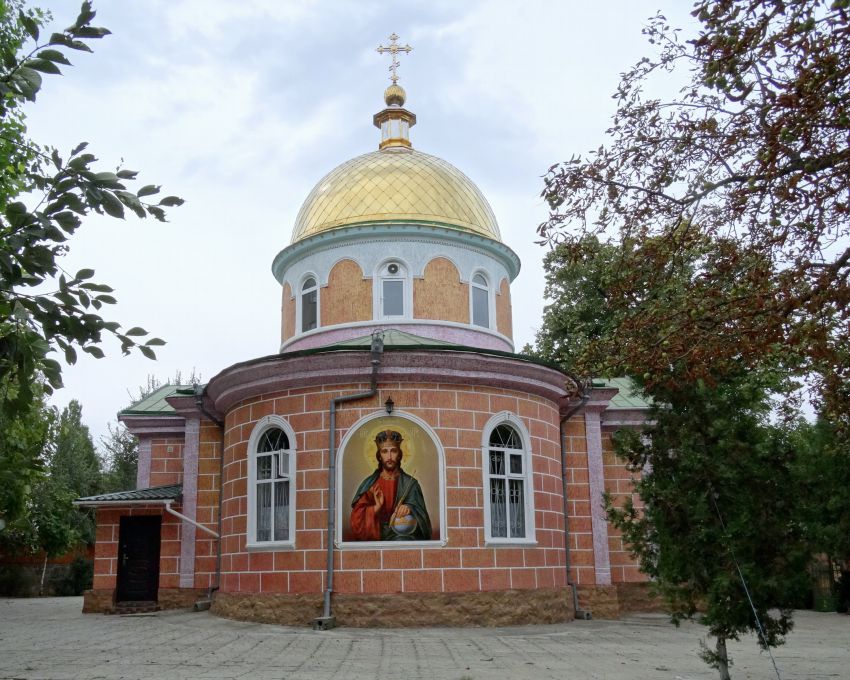 Белгород-Днестровский. Церковь Георгия Победоносца. общий вид в ландшафте