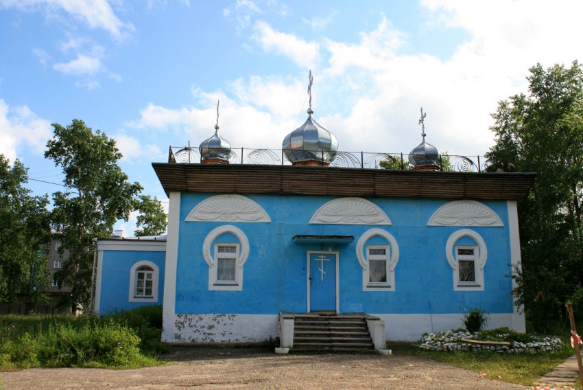 Церковь Успения Пресвятой Богородицы, Восточный (Омутнинский район, Кировская область). общий вид в ландшафте