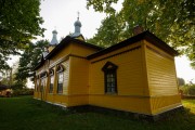 Церковь Покрова Пресвятой Богородицы, Вид со стороны алтаря.<br>, Скрудалиена, Аугшдаугавский край, Латвия