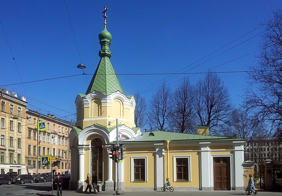 Василеостровский район. Часовня Благовещения Пресвятой Богородицы на Васильевском острове. фасады