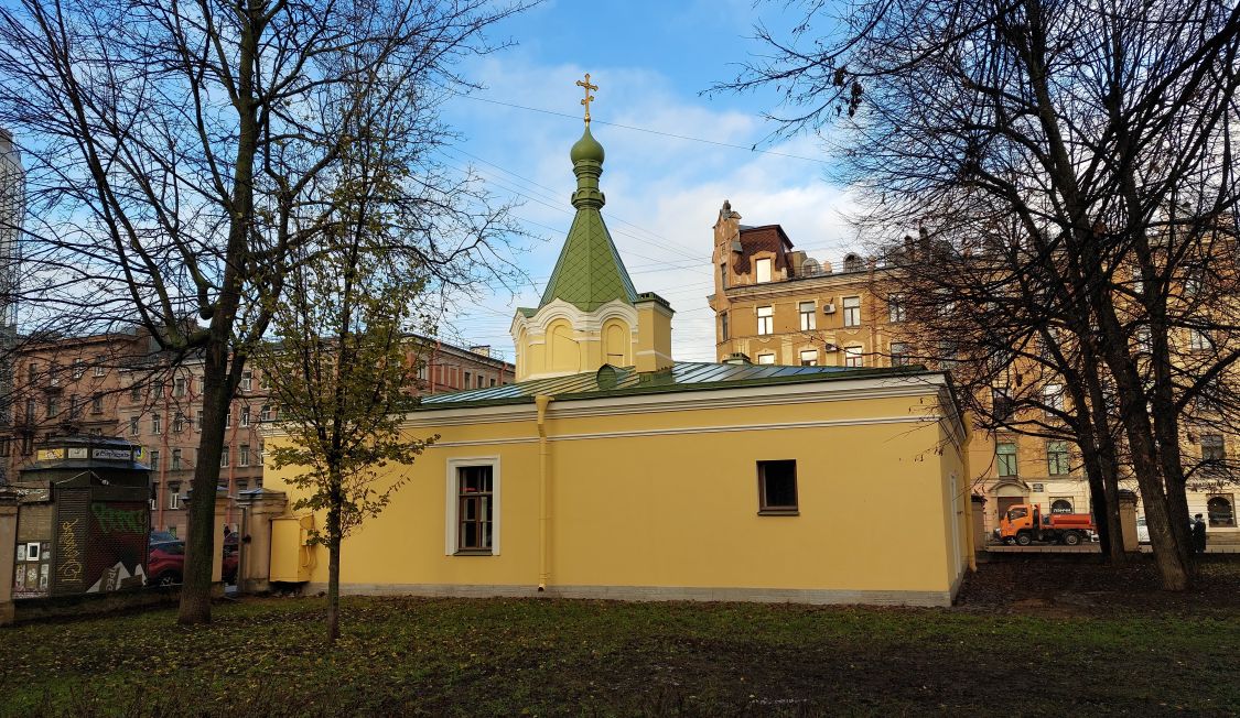 Василеостровский район. Часовня Благовещения Пресвятой Богородицы на Васильевском острове. фасады