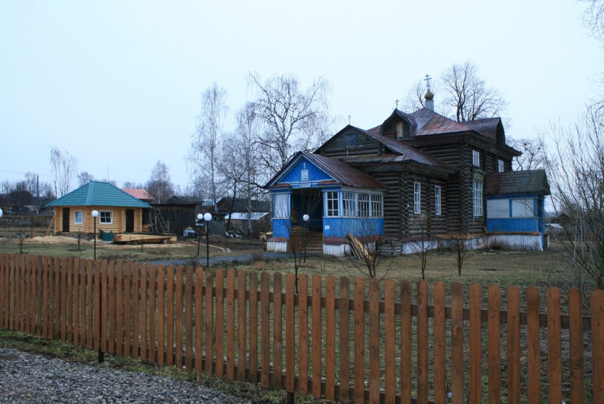 Церковь Троицы Живоначальной, Сретенское (Ильинский район, Пермский край). общий вид в ландшафте