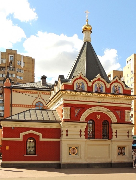 Покровский женский монастырь. Церковь Петра и Февронии, Таганский (Центральный административный округ (ЦАО), г. Москва). фасады, замена