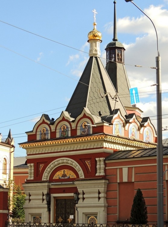 Покровский женский монастырь. Церковь Петра и Февронии, Таганский (Центральный административный округ (ЦАО), г. Москва). архитектурные детали