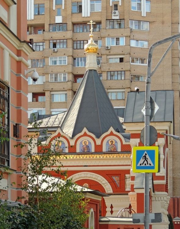 Покровский женский монастырь. Церковь Петра и Февронии, Таганский (Центральный административный округ (ЦАО), г. Москва). архитектурные детали