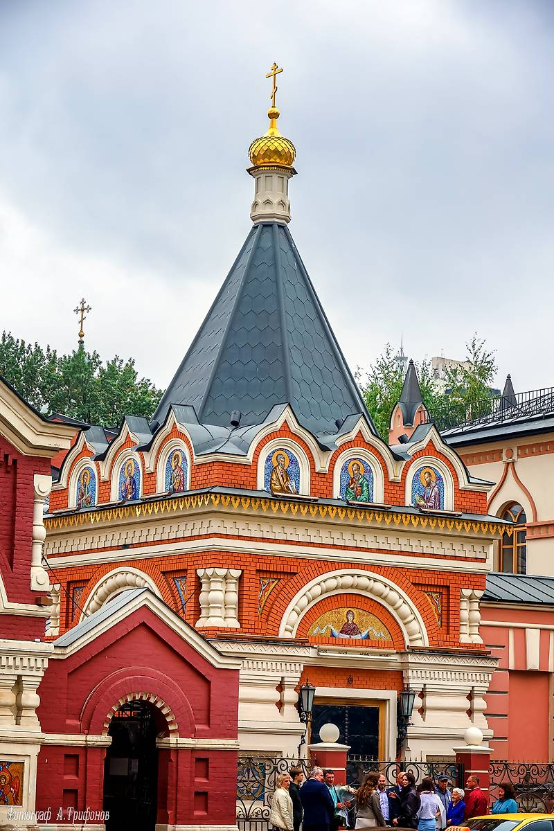 архитектурные детали. Покровский женский монастырь. Церковь Петра и Февронии, Таганский (Центральный административный округ (ЦАО), г. Москва)