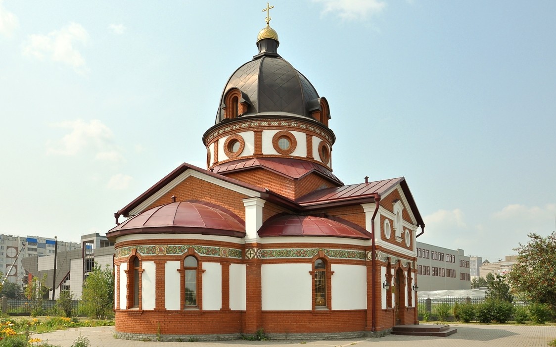 Церковь Мучеников младенцев Вифлеемских, Барнаул (Барнаул, город, Алтайский край). фасады, Храм 14000 мучеников – младенцев иже в Вифлееме от Ирода избиенных.