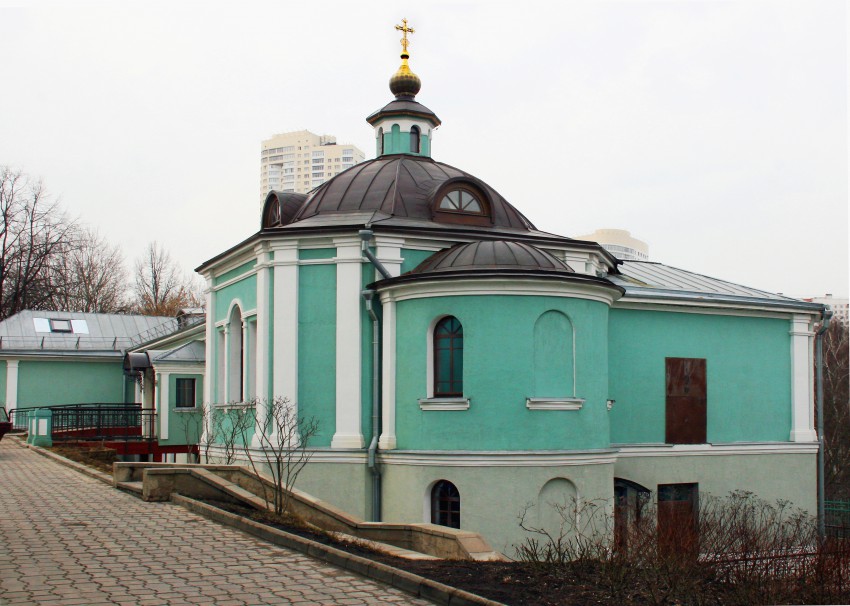 Крестильная церковь Собора Иоанна Предтечи в Крылатском, Крылатское (Западный административный округ (ЗАО), г. Москва). фасады