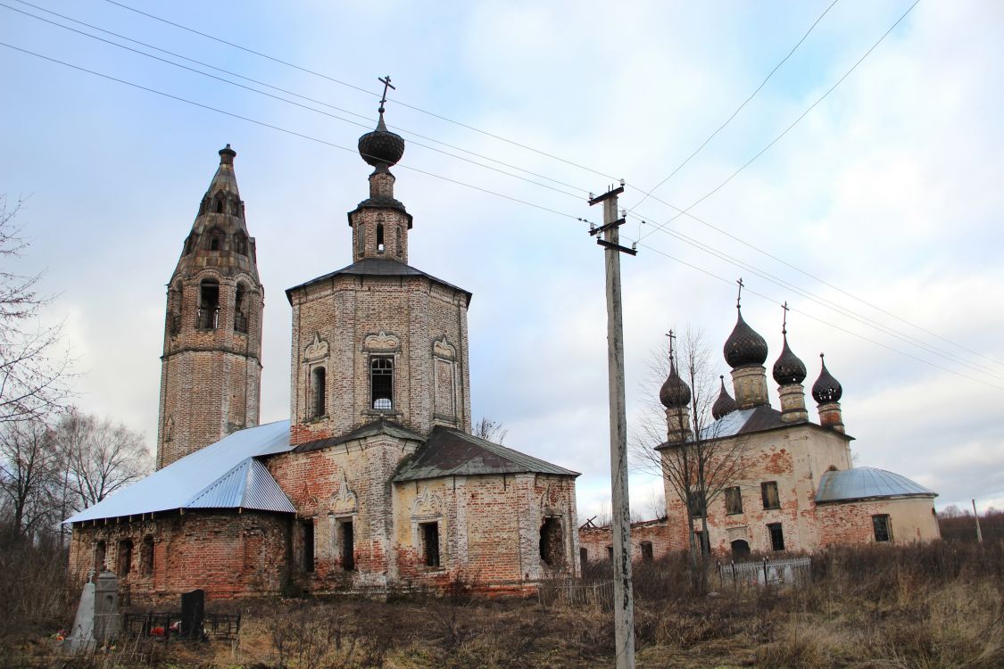Храмовый комплекс. Церкви Успения Пресвятой Богородицы и Владимирской иконы Божией Матери, Ильинское (Большесельский район, Ярославская область). фасады