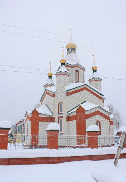 Опарино. Церковь Александра Невского (новая). фасады, Вид с востока