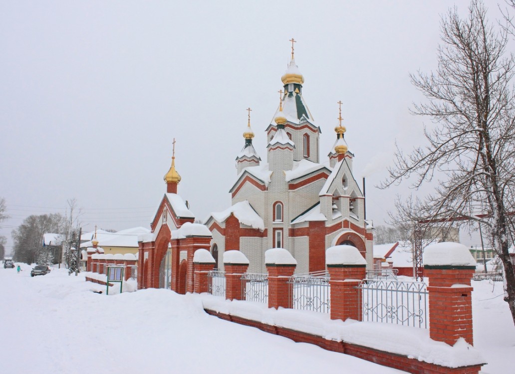 Опарино. Церковь Александра Невского (новая). фасады, Вид с северо-запада