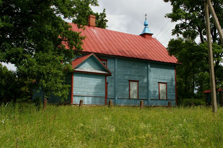 Речени. Неизвестная старообрядческая моленная. общий вид в ландшафте