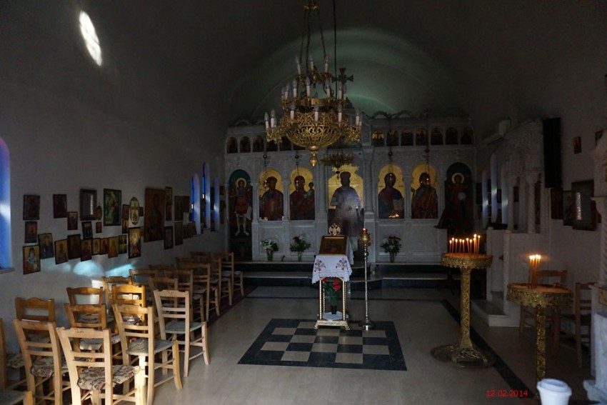 Часовня Луки (Войно-Ясенецкого), Ретимно (Крит (Κρήτη), Греция). интерьер и убранство
