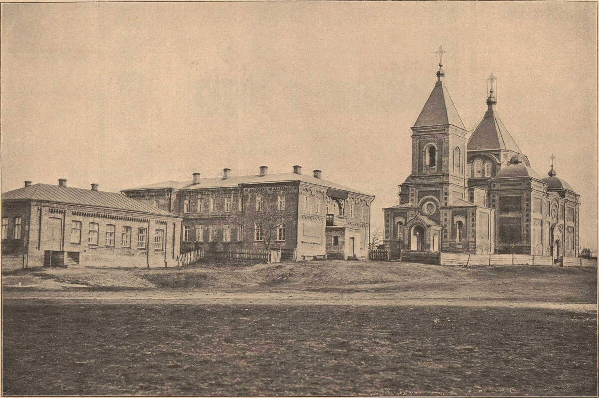 Церковь Покрова Пресвятой Богородицы, Вировка (Конотопский район, Украина, Сумская область). архивная фотография, Фото 1908-1909 гг.