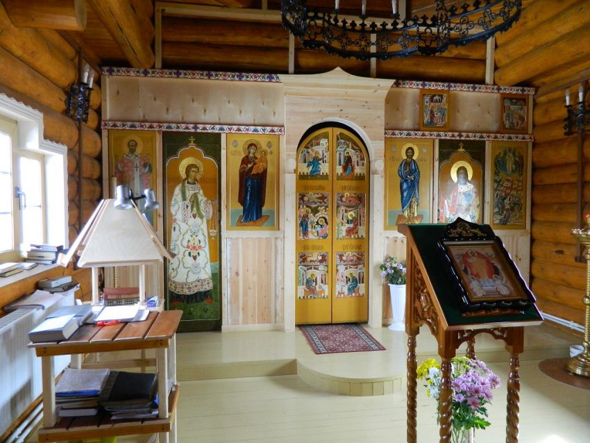 Церковь Преображения Господня (новая), Радумля (Солнечногорский городской округ, Московская область). интерьер и убранство, Иконостас