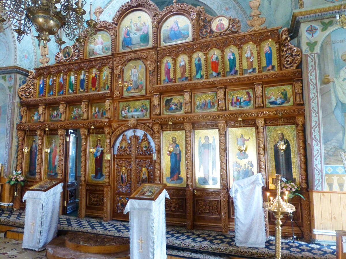 Вознесенский Гыржавский мужской монастырь. Собор Вознесения Господня, Гыржавка (Каларашский район, Молдова). интерьер и убранство