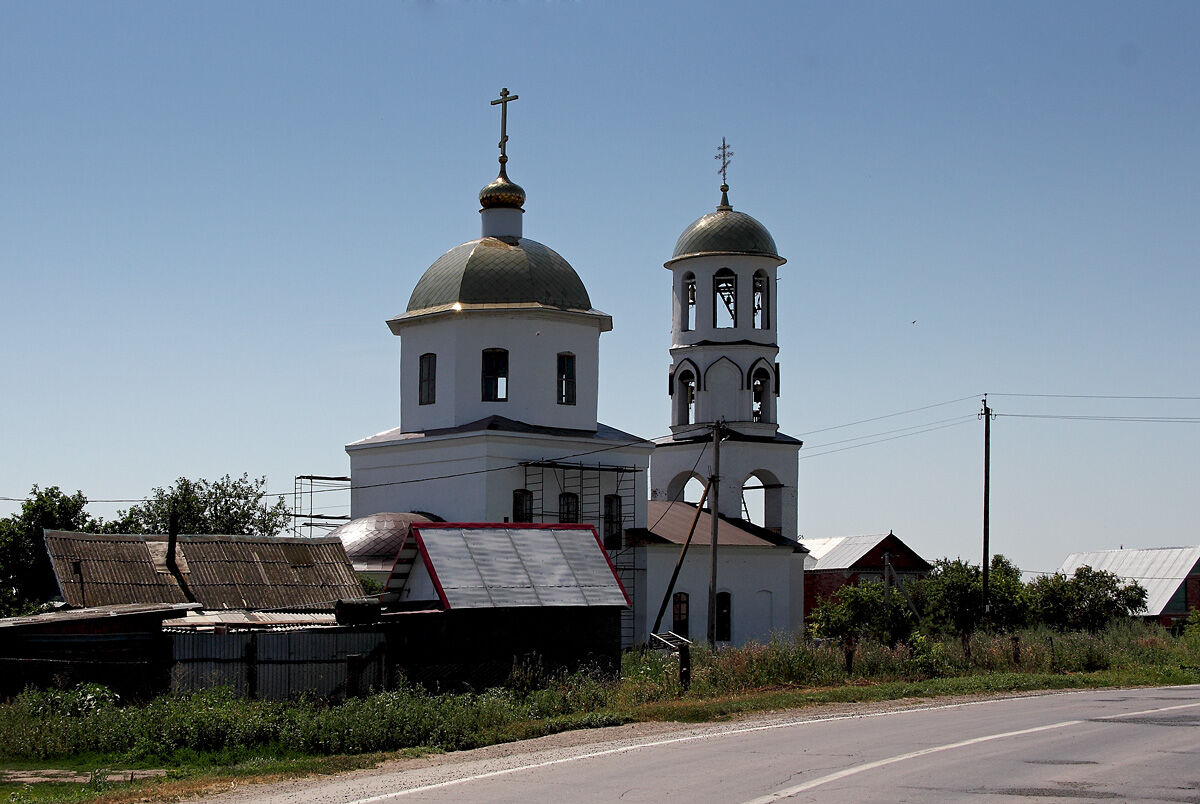 Церковь Покрова Пресвятой Богородицы, Елховка (Елховский район, Самарская область). фасады