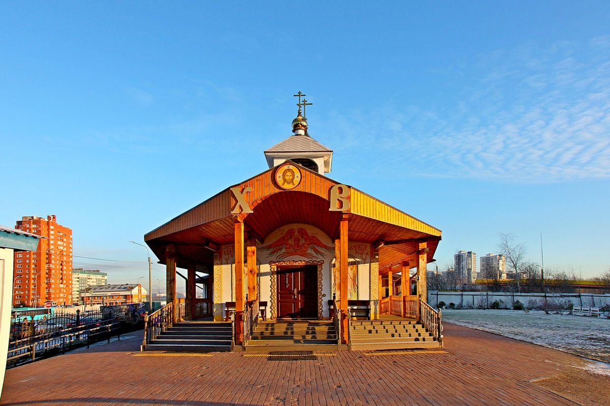 фасады. Церковь Собора Архистратига Михаила и прочих Сил бесплотных, Приморский район (Санкт-Петербург, г. Санкт-Петербург)