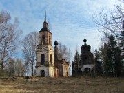 Храмовый комплекс Ширяевского прихода, вид с юго-запада<br>, Ширяево, Островский район, Костромская область