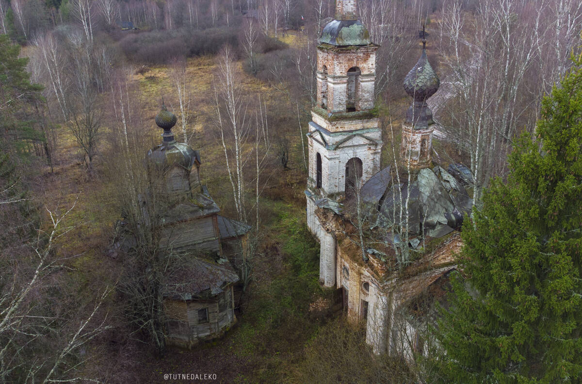 Храмовый комплекс Ширяевского прихода, Ширяево (Островский район, Костромская область). фасады