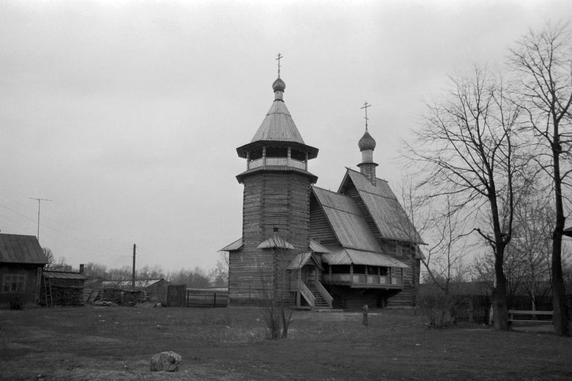 Юрьев-Польский. Церковь Покрова Пресвятой Богородицы из села Чернокулово. , Фотография сделана в середине 1970-х годов