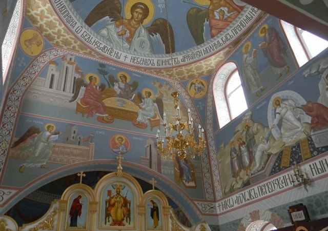 Церковь Андрея Первозванного, Ленинск (Миасс, город, Челябинская область). интерьер и убранство
