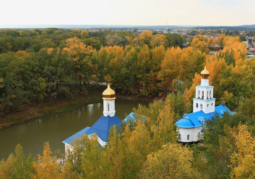 Волжский (Большая Царевщина). Церковь иконы Божией Матери 