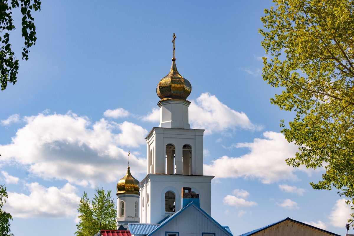 Волжский (Большая Царевщина). Церковь иконы Божией Матери 