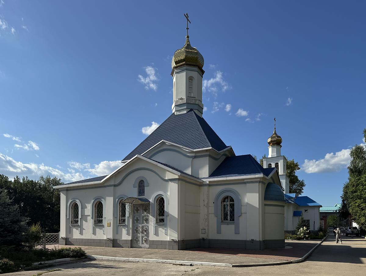 Вид с юго-востока, фасады. Церковь иконы Божией Матери "Неупиваемая Чаша", Волжский (Большая Царевщина) (Красноярский район, Самарская область)