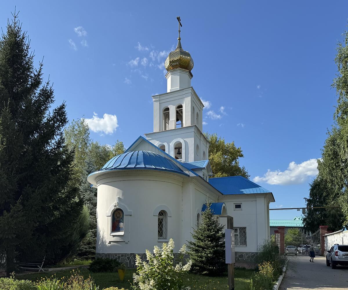 Колокольня, вид с северо-востока, дополнительная информация. Церковь иконы Божией Матери "Неупиваемая Чаша", Волжский (Большая Царевщина) (Красноярский район, Самарская область)