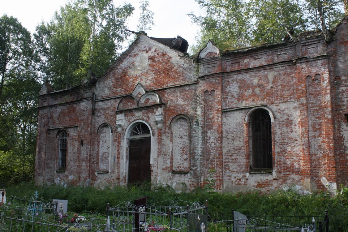 Церковь Троицы Живоначальной, Ковезино (Некоузский район, Ярославская область). фасады