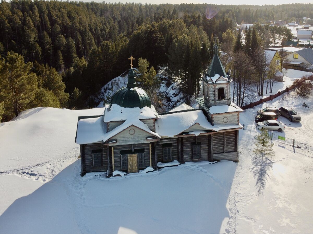 Церковь Петра и Павла, Нагорный Иштан (Томский район, Томская область). фасады, Вид с севера
