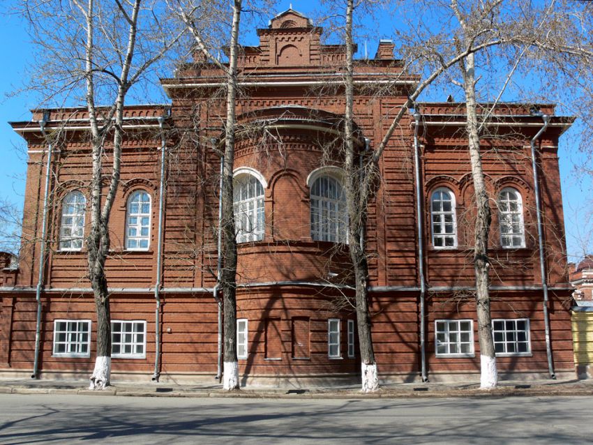 Церковь Воздвижения Креста Господня при архиерейском доме, Томск (Томск, город, Томская область). фасады, Восточный фасад с апсидой
