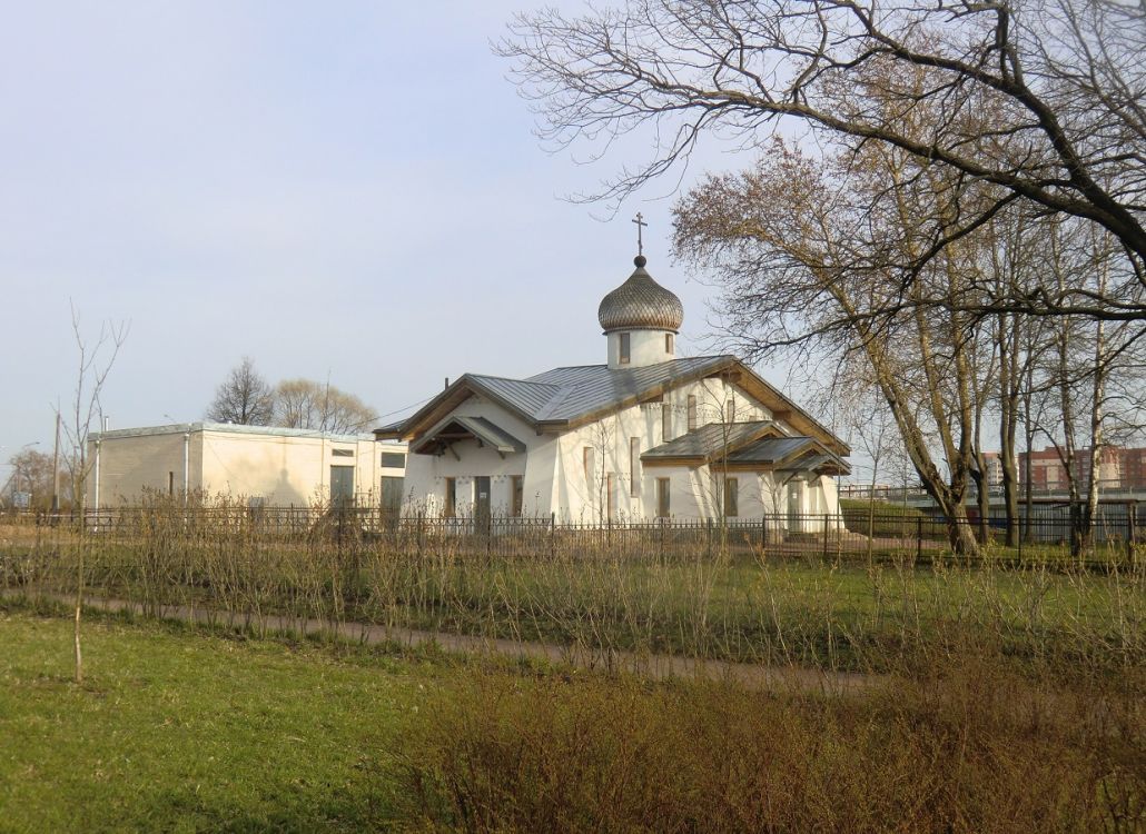 Церковь Сошествия Святого Духа, Колпино (Санкт-Петербург, Колпинский район, г. Санкт-Петербург). фасады, Вид с северо-западной стороны