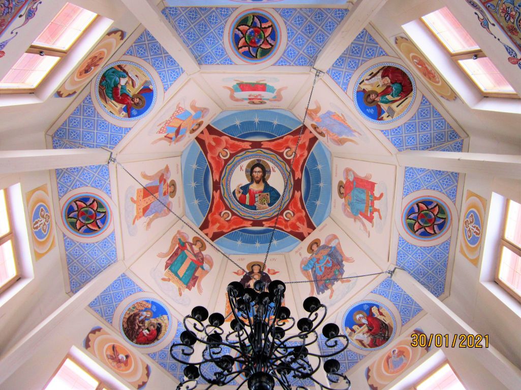 Церковь Спиридона Тримифунтского, Детскосельский (Санкт-Петербург, Пушкинский район, г. Санкт-Петербург). интерьер и убранство, Купол церкви