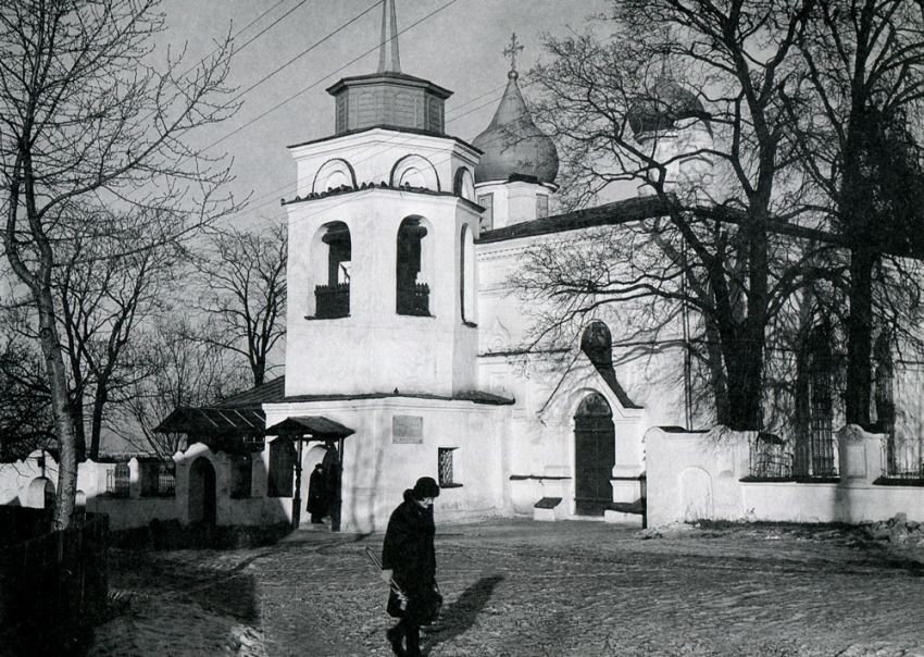 Псков. Церковь Николая Чудотворца в Любятове. архивная фотография, Фото 1960-х гг. из архива Бориса Скобельцина